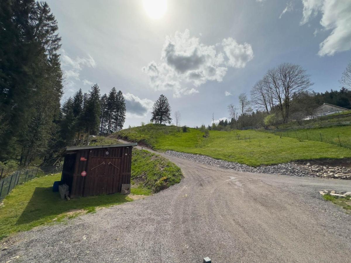 Le Refuge Perche Du Saut De La Bourrique Spa, Terrain Cloture Gerardmer Villa Buitenkant foto